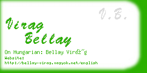 virag bellay business card